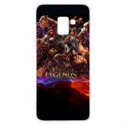 Чехол для Samsung A8+ 2018 League of Legends - PrintSalon
