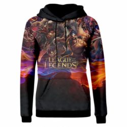 Женское 3D худи League of Legends - PrintSalon