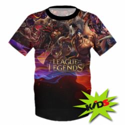 Детская 3D футболка League of Legends - PrintSalon