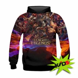 Детское 3D худи League of Legends - PrintSalon