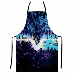 Фартух з 3D принтом Leaves art - PrintSalon