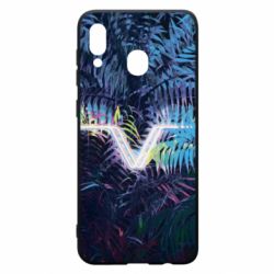 Чохол для Samsung A20 Leaves art - PrintSalon