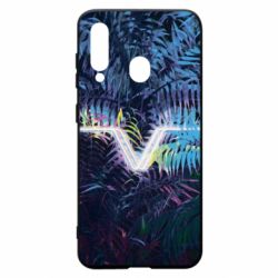 Чохол для Samsung A60 Leaves art - PrintSalon