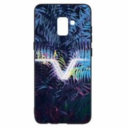 Чохол для Samsung A8+ 2018 Leaves art - PrintSalon