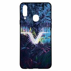 Чохол для Samsung A20s Leaves art - PrintSalon
