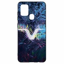 Чохол для Samsung A21s Leaves art - PrintSalon