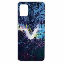 Чохол для Samsung A51 Leaves art - PrintSalon