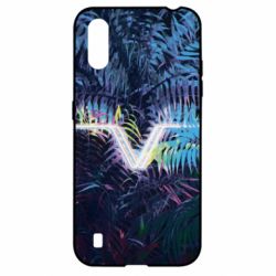 Чехол для Samsung A01/M01 Leaves art