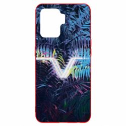 Чохол для Oppo Reno 5 Lite Leaves art - PrintSalon