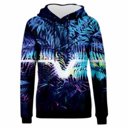 Чоловіче 3D худі Leaves art - PrintSalon
