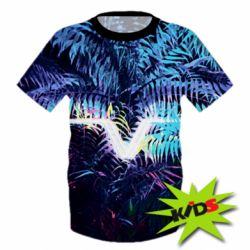 Дитяча 3D футболка Leaves art - PrintSalon