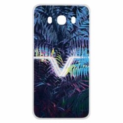Чохол для Samsung J7 2016 Leaves art - PrintSalon