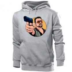 Мужское худи Лебовски с пушкой - PrintSalon