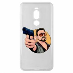 Чехол для Meizu Note 8 Лебовски с пушкой - PrintSalon