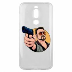 Чехол для Meizu X8 Лебовски с пушкой - PrintSalon