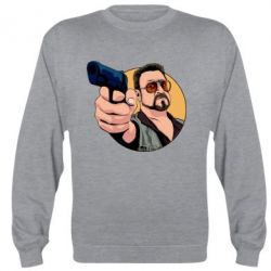 Cвитшот Лебовски с пушкой - PrintSalon