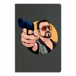 Блокнот с принто Лебовски с пушкой - PrintSalon