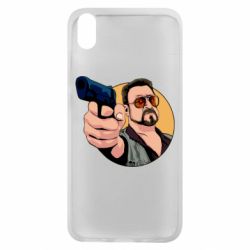 Чехол для Xiaomi Redmi 7A Лебовски с пушкой - PrintSalon