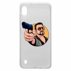 Чехол для Samsung A10 Лебовски с пушкой - PrintSalon