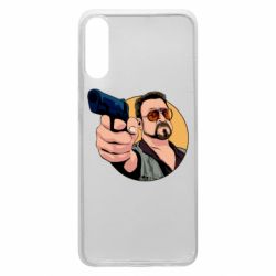 Чехол для Samsung A70 Лебовски с пушкой - PrintSalon