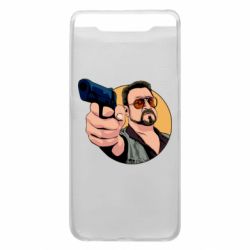 Чехол для Samsung A80 Лебовски с пушкой - PrintSalon