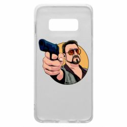 Чехол для Samsung S10e Лебовски с пушкой - PrintSalon
