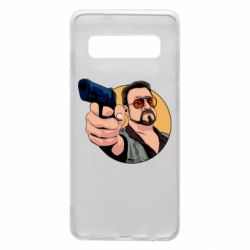 Чехол для Samsung S10 Лебовски с пушкой - PrintSalon