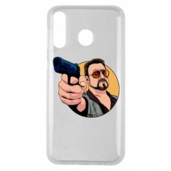 Чехол для Samsung M30 Лебовски с пушкой - PrintSalon