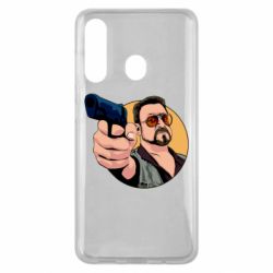 Чехол для Samsung M40 Лебовски с пушкой - PrintSalon