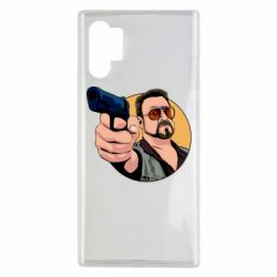 Чехол для Samsung Note 10 Plus Лебовски с пушкой - PrintSalon