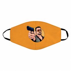 Маска многоразовая Лебовски с пушкой - PrintSalon