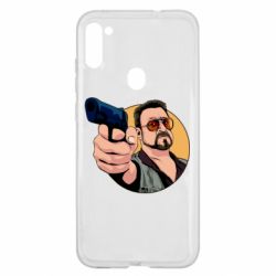 Чехол для Samsung A11/M11 Лебовски с пушкой - PrintSalon