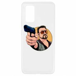 Чехол для Samsung A32 4G Лебовски с пушкой - PrintSalon