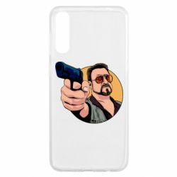 Чехол для Samsung A50 Лебовски с пушкой - PrintSalon