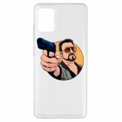 Чехол для Samsung A51 Лебовски с пушкой - PrintSalon