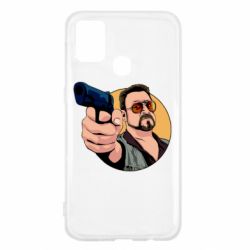 Чехол для Samsung M31 Лебовски с пушкой - PrintSalon