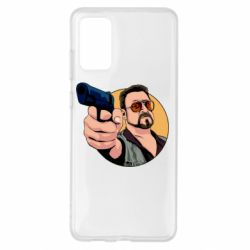 Чехол для Samsung S20+ Лебовски с пушкой - PrintSalon