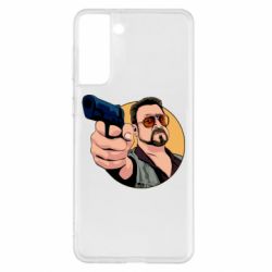 Чехол для Samsung S21+ Лебовски с пушкой - PrintSalon