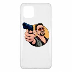 Чехол для Samsung Note 10 Lite Лебовски с пушкой - PrintSalon