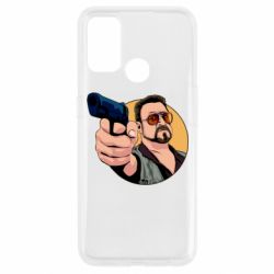 Чехол для Oppo A53/A32/A33 Лебовски с пушкой