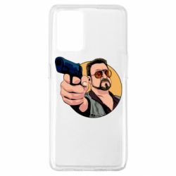 Чехол для Oppo A74 4G Лебовски с пушкой - PrintSalon