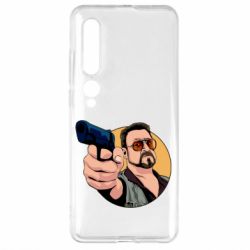 Чехол для Xiaomi Mi10/10 Pro Лебовски с пушкой - PrintSalon