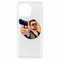 Чехол для Xiaomi Mi11 Лебовски с пушкой - PrintSalon