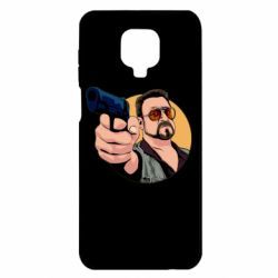 Чехол для Xiaomi Redmi Note 9S/9Pro/9Pro Max Лебовски с пушкой - PrintSalon