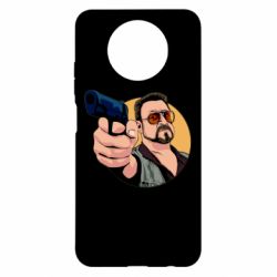 Чехол для Xiaomi Redmi Note 9 5G/Redmi Note 9T Лебовски с пушкой