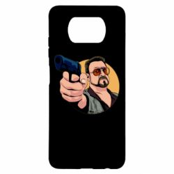 Чехол для Xiaomi Poco X3 Лебовски с пушкой - PrintSalon