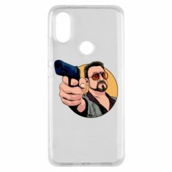 Чехол для Xiaomi Mi A2 Лебовски с пушкой - PrintSalon