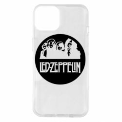 Чехол для iPhone 14 Led Zeppelin in a circle