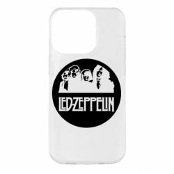 Чехол для iPhone 14 Pro Led Zeppelin in a circle - PrintSalon