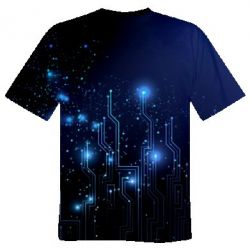 Мужская футболка 3D LEDs - PrintSalon